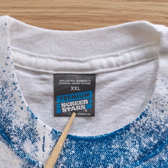 Vintage Deadstock IFK Goteborg Team T-shirt , Size XXL, Single stitch - Picture 7 of 8